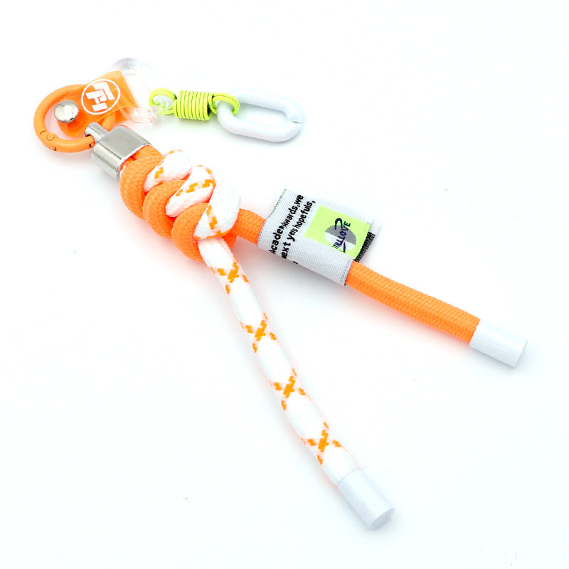 Wholesale Woven Clothing DIY Lanyard Bag Accessories Ribbon Colorful Keychain